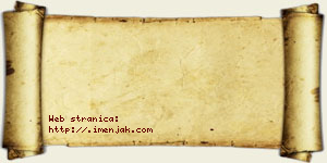 Nikolina Rajak vizit kartica